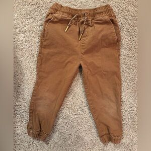 Hanna Andersson Tan Kids Jogger Pants